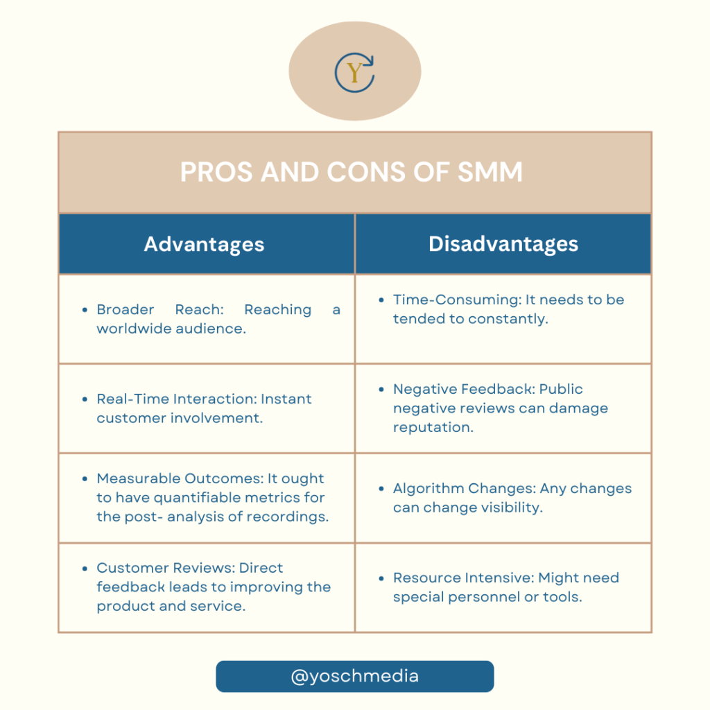 Pros and Cons of SMM. What are SMM's advantages and disadvantages for your business?